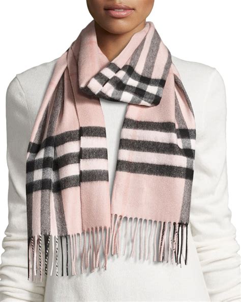 burberry cashmere & merino wool check scarf neiman|burberry check cashmere.